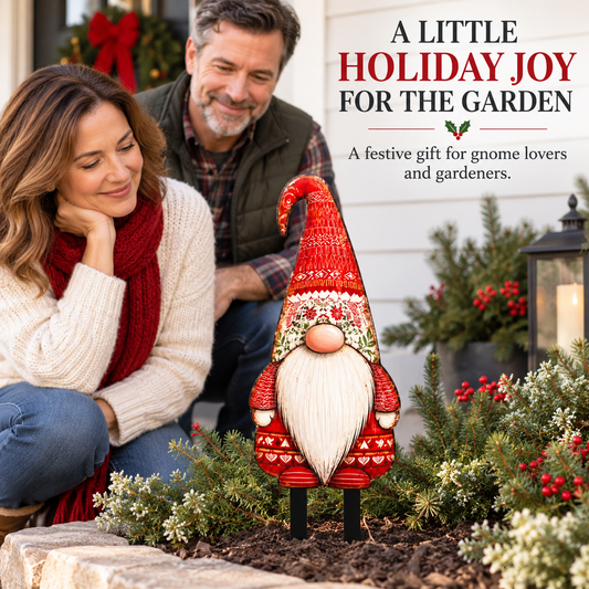 Christmas Gnome Garden Stake 5