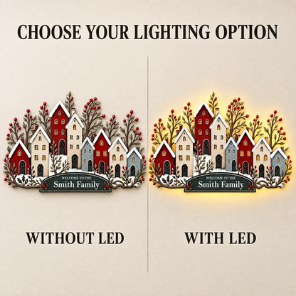Personalized Christmas Metal Wall Art 5