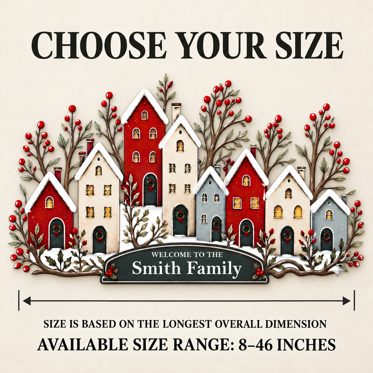 Personalized Christmas Metal Wall Art 6