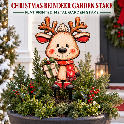Christmas Reindeer Garden Stake 1