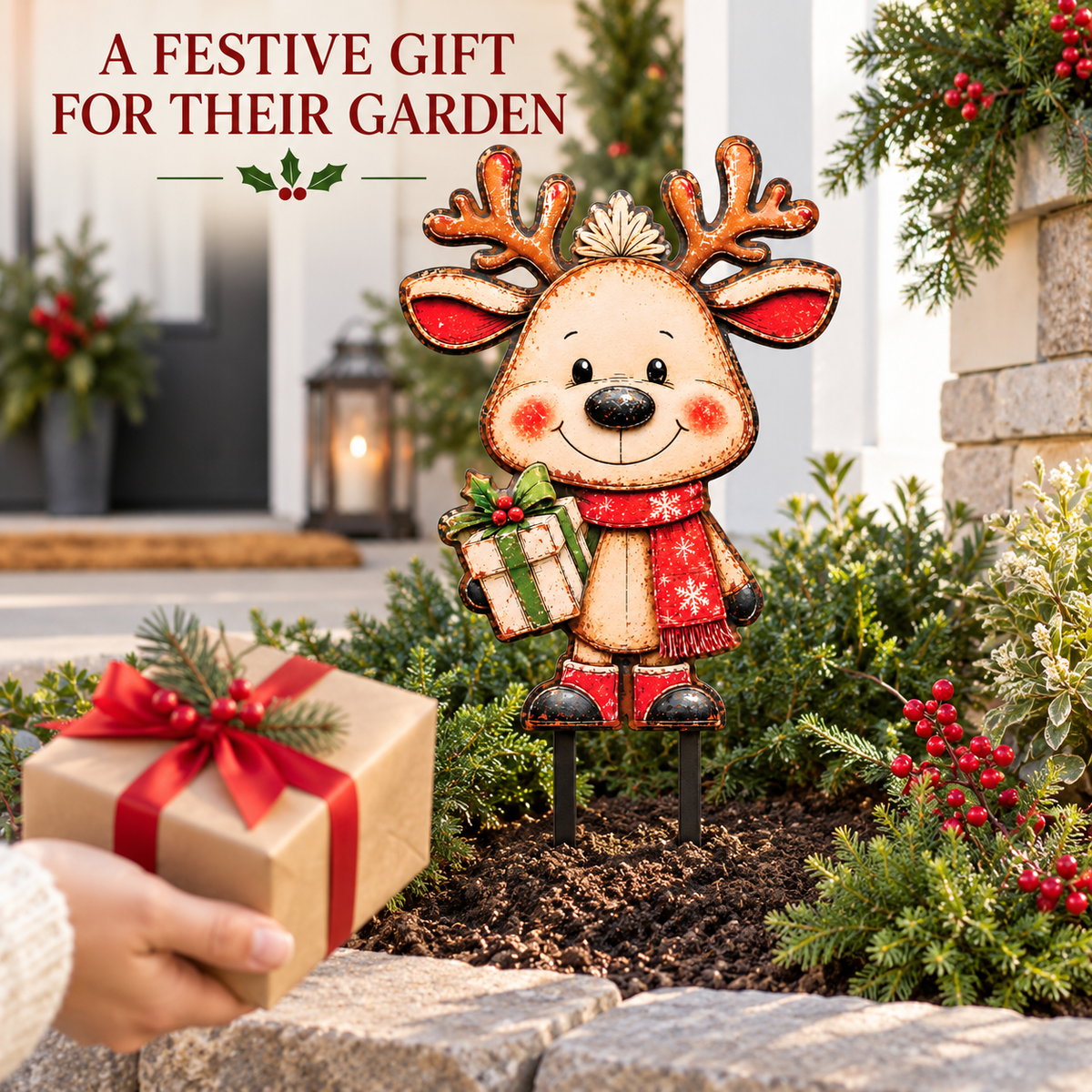 Christmas Reindeer Garden Stake 5