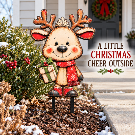 Christmas Reindeer Garden Stake 7