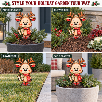 Christmas Reindeer Garden Stake 8