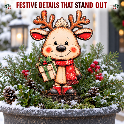 Christmas Reindeer Garden Stake 9