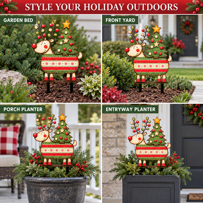 Christmas Reindeer Garden Stake 9