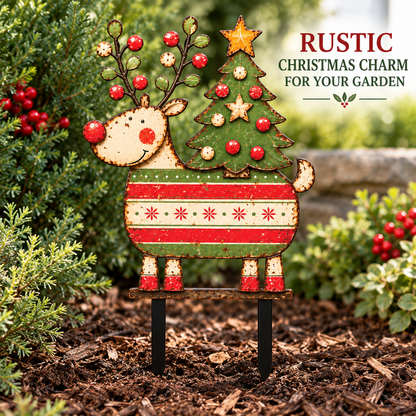 Christmas Reindeer Garden Stake 10