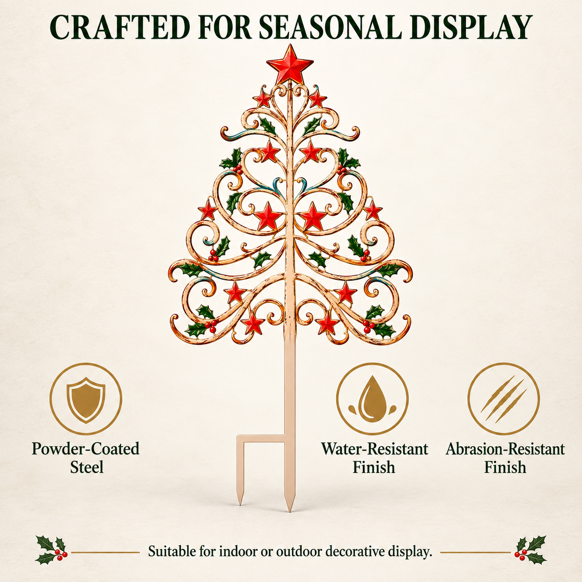 Christmas Tree Garden Stake 2