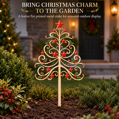 Christmas Tree Garden Stake 11
