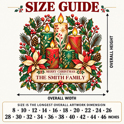 Personalized Christmas Family Sign 6