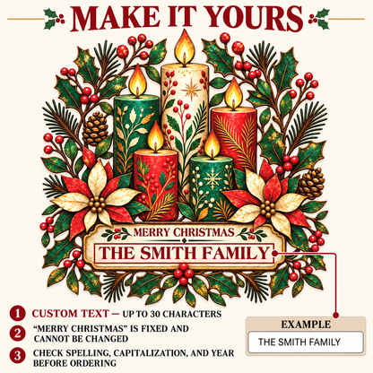 Personalized Christmas Family Sign 10