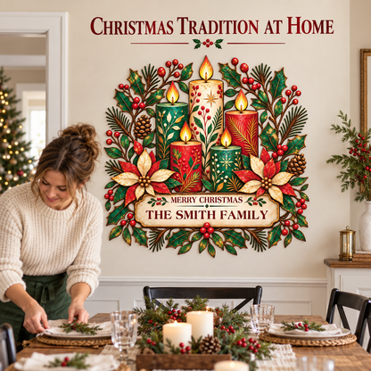 Personalized Christmas Family Sign 11