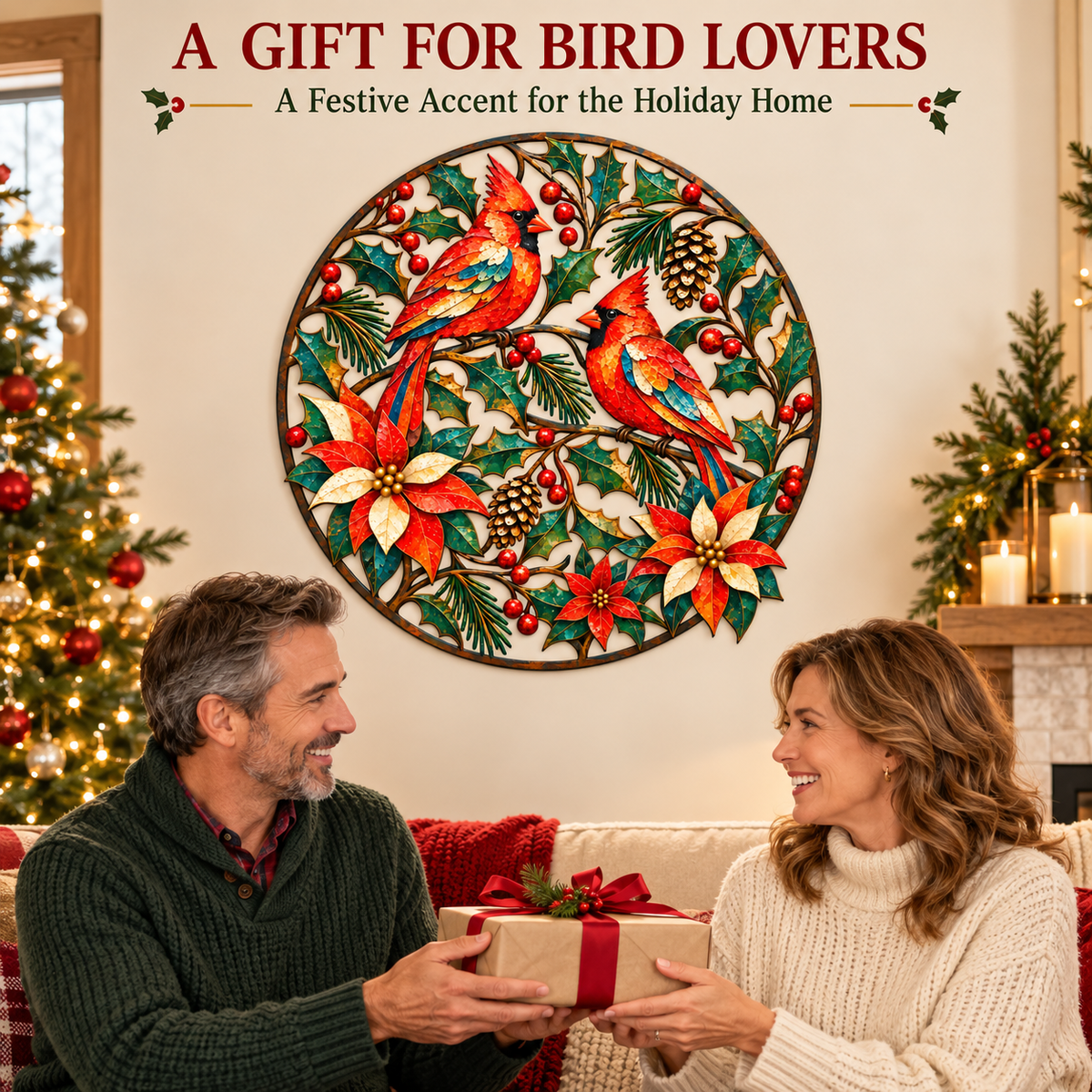 Christmas Cardinal Wall Art 7