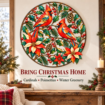 Christmas Cardinal Wall Art 10