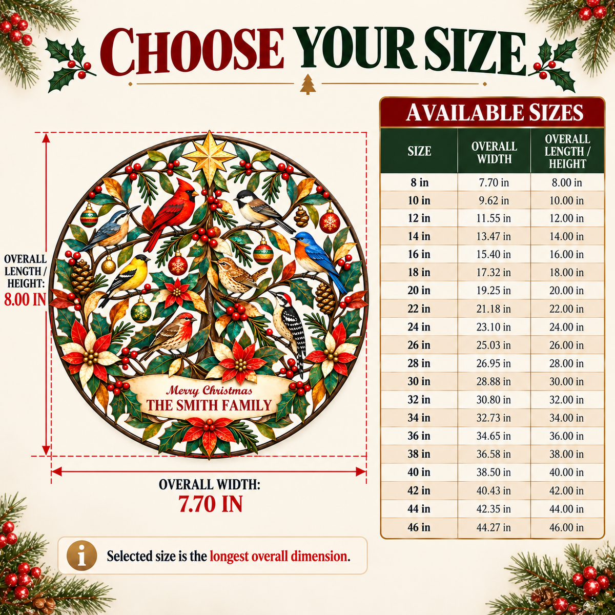 Personalized Christmas Wall Art 2