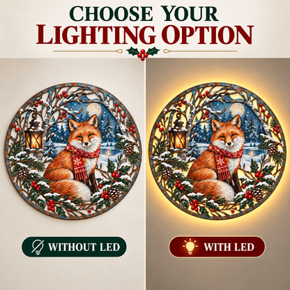 Christmas Fox Wall Art 4