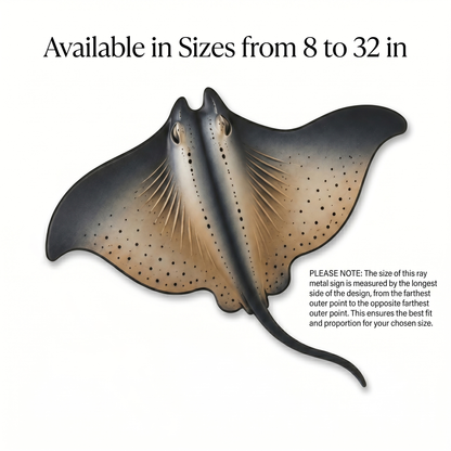 main 8 - Manta Ray Metal Wall Art Decor Manta Ray Wall Art
